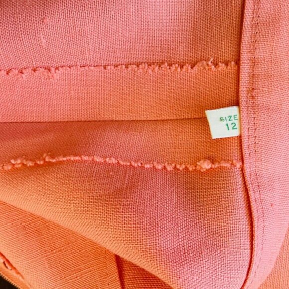 Vintage 1960's Jackie O Moygashel Irish Linen Skirt Suit Small - Picture 13 of 14